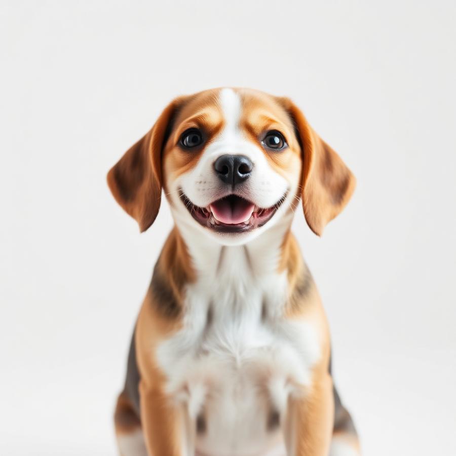 Beagle puppy portrait